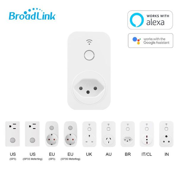 brazil socket smart wifi plug, broadlink sp sp2-br smart wi-fi plug, alexa & google home control home automation
brazil socket smart wifi plug, broadlink sp sp2-br smart wi-fi plug, alexa & google home control home automation