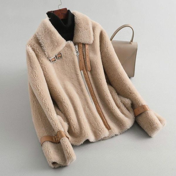 2021 new autumn winter women casual fashion real wool fur coat office lady thick warm natural wool fur outerwear streetwear z210, Black
2021 new autumn winter women casual fashion real wool fur coat office lady thick warm natural wool fur outerwear streetwear z210, Black