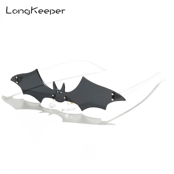 sunglasses fashion halloween bat shape women men retro rimless sun glasses female male funny party eyeglasses uv400 shades, White;black
sunglasses fashion halloween bat shape women men retro rimless sun glasses female male funny party eyeglasses uv400 shades, White;black