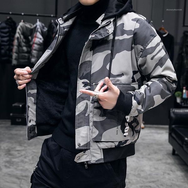 men's jackets brand men's jacket men fashion casual spring autumn winter hooded coat outwear zipper camcouflage chaquetas hombre1, Black;brown 
men's jackets brand men's jacket men fashion casual spring autumn winter hooded coat outwear zipper camcouflage chaquetas hombre1, Black;brown
