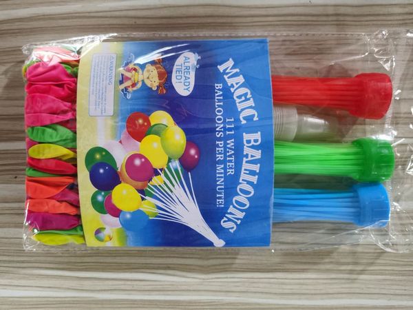 111pcs water balloons summer outdoor party toy rapid injection water balloon bombs novelty gag toys for children dhl 08
111pcs water balloons summer outdoor party toy rapid injection water balloon bombs novelty gag toys for children dhl 08