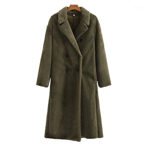 women's fur & faux elina slim turn down collar coats women fashion green double breasted jackets elegant long female ladies1, Black
women's fur & faux elina slim turn down collar coats women fashion green double breasted jackets elegant long female ladies1, Black