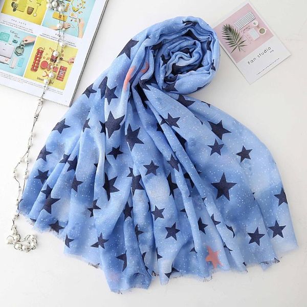 2021 new star print silver foil scarves shawls women fashion beach star scarf hijab 7 color wholesale 10pcs/lot ing, Blue;gray
2021 new star print silver foil scarves shawls women fashion beach star scarf hijab 7 color wholesale 10pcs/lot ing, Blue;gray
