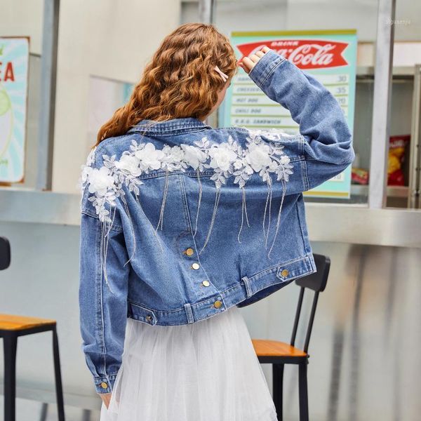 new fashion appliques chains tassel denim jacket women autumn winter batwing sleeve loose jean coat female blue short outwear1, Black;brown
new fashion appliques chains tassel denim jacket women autumn winter batwing sleeve loose jean coat female blue short outwear1, Black;brown