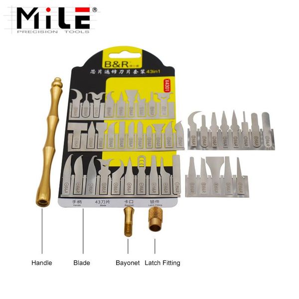 mile 43in1 cpu nand removal graver blade glue cleaning pry knife phone repair tool for motherboard repair a9 a10 a11
mile 43in1 cpu nand removal graver blade glue cleaning pry knife phone repair tool for motherboard repair a9 a10 a11