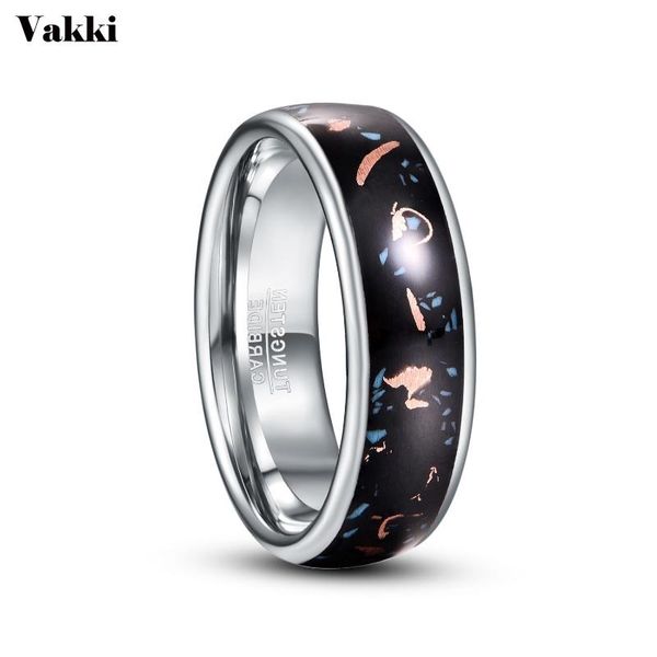 wedding rings vakki copper scraps embellishment tungsten carbide black engagement ring jewelry for men, Slivery;golden
wedding rings vakki copper scraps embellishment tungsten carbide black engagement ring jewelry for men, Slivery;golden