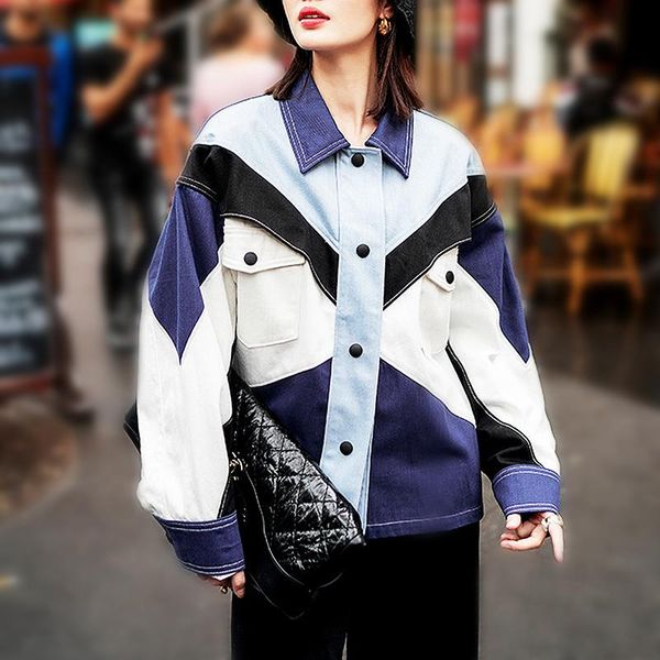 women's jackets women denim jacket oversize streetwear casual autumn winter clothes for harajuku style woman sl043, Black;brown
women's jackets women denim jacket oversize streetwear casual autumn winter clothes for harajuku style woman sl043, Black;brown