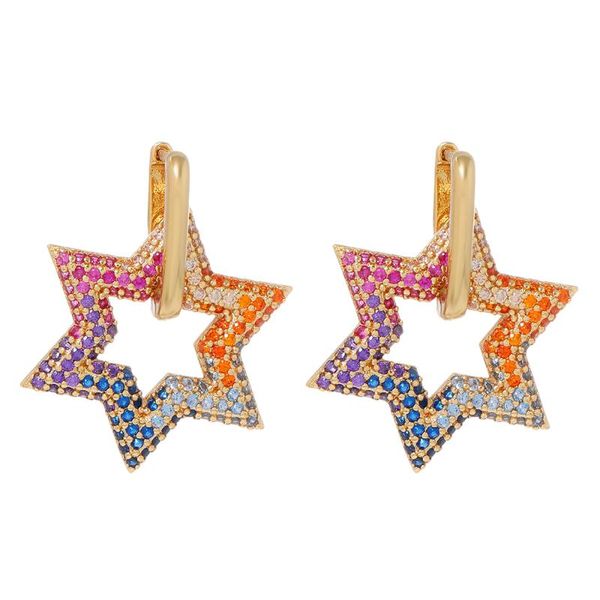 luala new fashion colorful cubic zircon geometric star stud earrings exaggerated punk earring for women ins jewelry 2021, Golden;silver
luala new fashion colorful cubic zircon geometric star stud earrings exaggerated punk earring for women ins jewelry 2021, Golden;silver