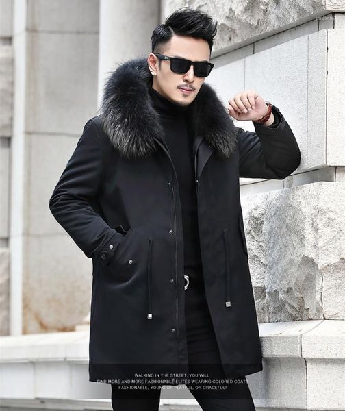 real fur coat men winter jacket real wool fur liner parka men clothes 2019 raccoon collar casual warm coats plus size my50981, Black
real fur coat men winter jacket real wool fur liner parka men clothes 2019 raccoon collar casual warm coats plus size my50981, Black