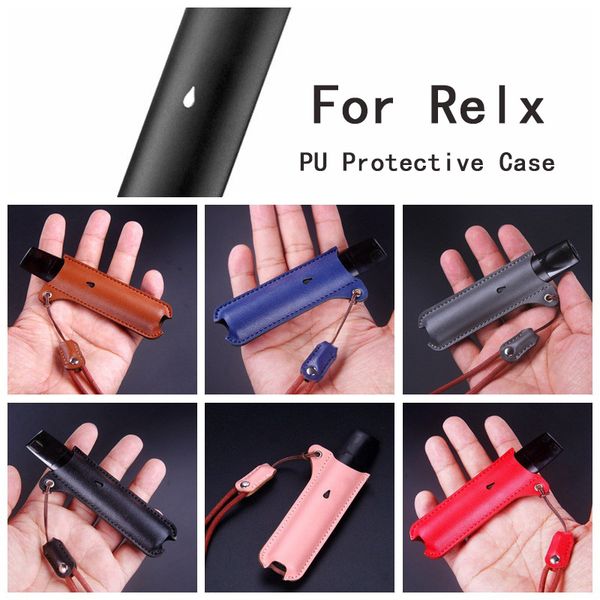 fashion leather protective case for relx dust-proof storage pu cover for relx e-cigarette with strap lanyard dhl ing
fashion leather protective case for relx dust-proof storage pu cover for relx e-cigarette with strap lanyard dhl ing