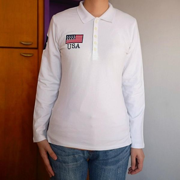 spring autumn women big horse classic national long sleeve 100% cotton slim shirt lady fashion femmen, White
spring autumn women big horse classic national long sleeve 100% cotton slim shirt lady fashion femmen, White