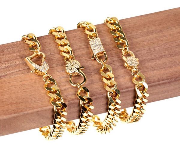 new heart buckle lock flower bracelet hip hop cuban bracelet women trend gold color cool women thick hand chain, Black
new heart buckle lock flower bracelet hip hop cuban bracelet women trend gold color cool women thick hand chain, Black