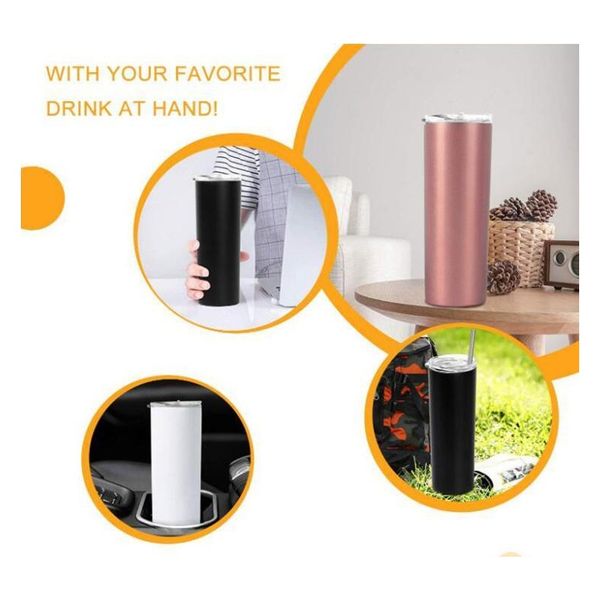 20oz skinny tumbler stainless steel vacuum insulated straight cup beer coffee mug glasses with lids and straws fast sea shipping
20oz skinny tumbler stainless steel vacuum insulated straight cup beer coffee mug glasses with lids and straws fast sea shipping