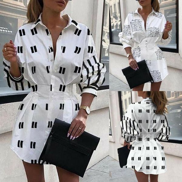 women shirts dresses high street style loose long sleeve casual office lady dress drop shipping, Black;gray
women shirts dresses high street style loose long sleeve casual office lady dress drop shipping, Black;gray
