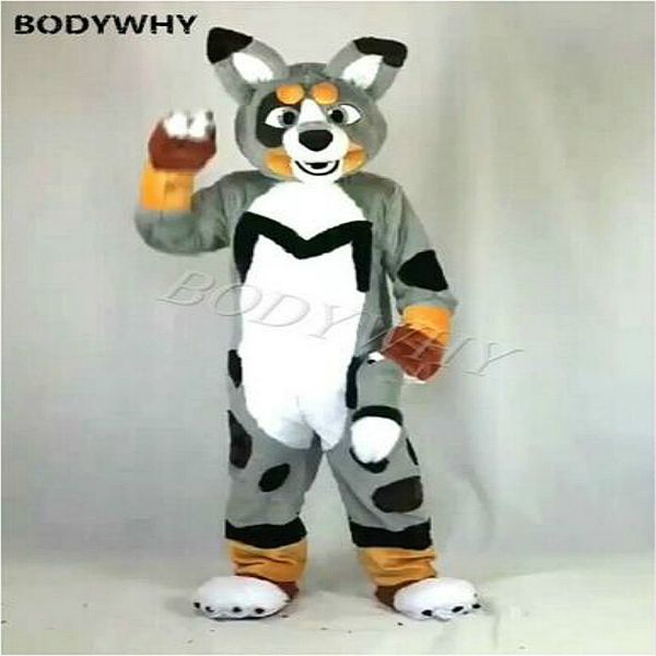 mascot costumesluxury gray long fur husky fox dog fursuit mascot costume dress party furry carnival halloween xmas easter ad clothes, Red;yellow
mascot costumesluxury gray long fur husky fox dog fursuit mascot costume dress party furry carnival halloween xmas easter ad clothes, Red;yellow