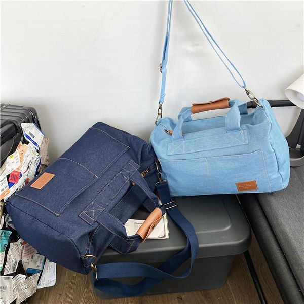 Large Capacity Travel Bag Fashion Denim Handbag Lady Big Jeans Tote Hand Bag Creative Shoulder Messenger For Men And Women
Large Capacity Travel Bag Fashion Denim Handbag Lady Big Jeans Tote Hand Bag Creative Shoulder Messenger For Men And Women