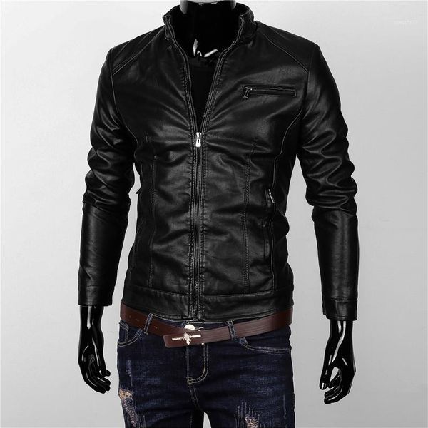 pure color faux leather men's jackets black yellow brown casual male coats slim fit warm jacket men1
pure color faux leather men's jackets black yellow brown casual male coats slim fit warm jacket men1