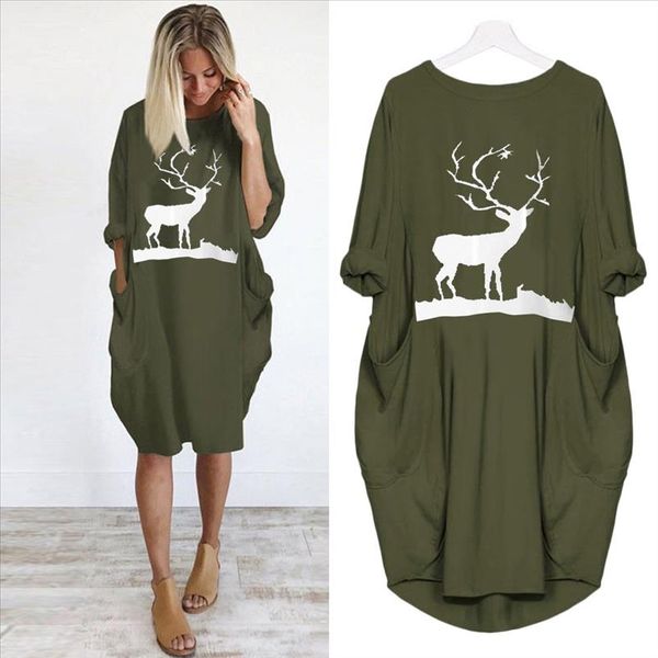 plus size dress womens christmas print pocket o neck casual dress winter ladies knee length vintage dresses vestidos yj2, Black;gray
plus size dress womens christmas print pocket o neck casual dress winter ladies knee length vintage dresses vestidos yj2, Black;gray