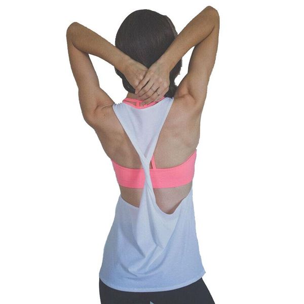 yoga outfits summer women gym sports vest sleeveless shirt fitness running clothes tank workout singlets quick dry tunics, White;red
yoga outfits summer women gym sports vest sleeveless shirt fitness running clothes tank workout singlets quick dry tunics, White;red