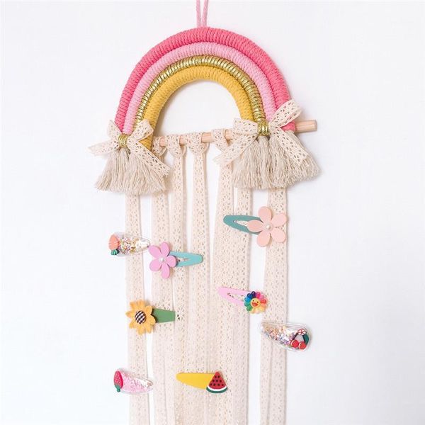 macrame rainbow hair bow holder girl clip bow organizer wall hanging decor hanging hair clips hanger for baby girls room1
macrame rainbow hair bow holder girl clip bow organizer wall hanging decor hanging hair clips hanger for baby girls room1