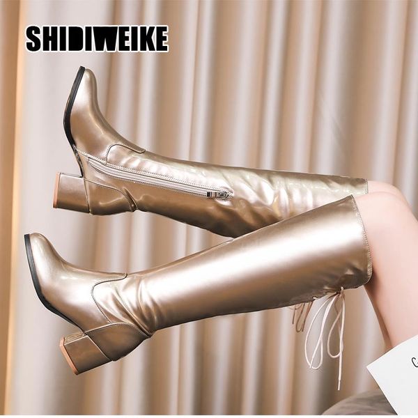 golden silver pu leather thigh high boots round toe high heel knee-high boots slim fit long women v940, Black
golden silver pu leather thigh high boots round toe high heel knee-high boots slim fit long women v940, Black