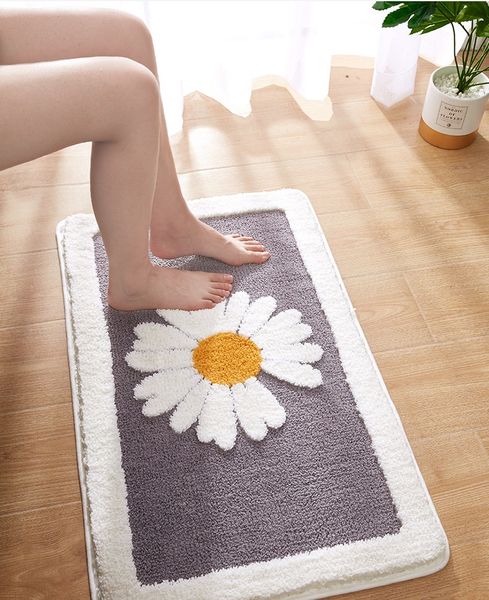 bathroom door flocking mat small daisy bath bathroom non-slip mat toilet door entrance door absorbent foot mat
bathroom door flocking mat small daisy bath bathroom non-slip mat toilet door entrance door absorbent foot mat
