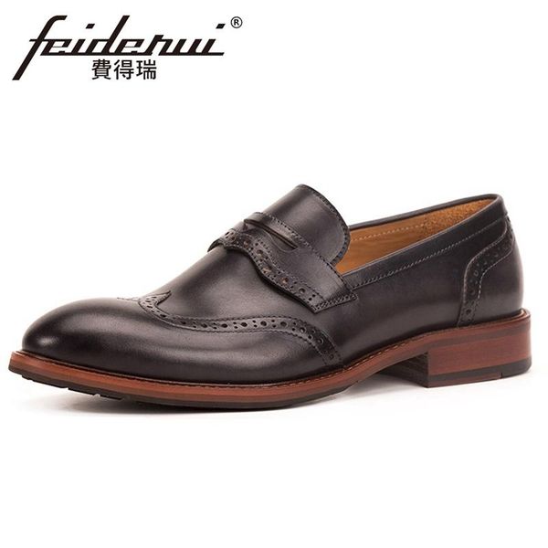 dress shoes british genuine leather men's handcrafted office loafers round toe slip on man comfortable wingtip brogues kud253, Black
dress shoes british genuine leather men's handcrafted office loafers round toe slip on man comfortable wingtip brogues kud253, Black