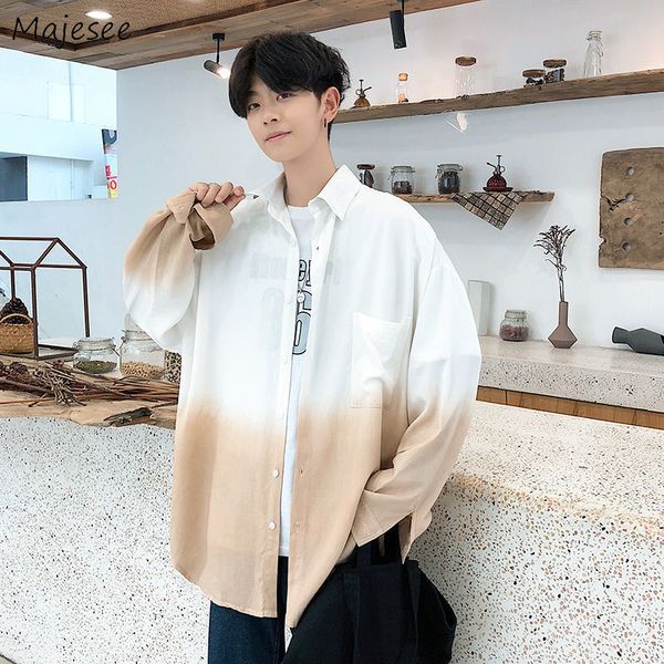men shirts gradient-color tie-dye streetwear hip-hop korean leisure fashion mens long-sleeve students harajuku ins chic new 1022, White;black
men shirts gradient-color tie-dye streetwear hip-hop korean leisure fashion mens long-sleeve students harajuku ins chic new 1022, White;black