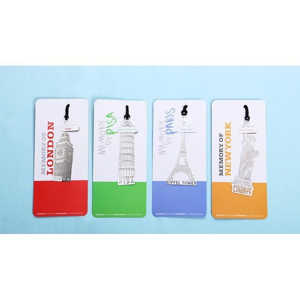 1pc london eiffel tower statue of liberty book markers metal bookmark for stationery books office qyldll
1pc london eiffel tower statue of liberty book markers metal bookmark for stationery books office qyldll