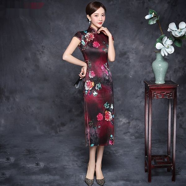 exquisite self-cultivation yueji improved stand cheongsamsilk cheongsam collar low slit daily show party mulberry silk cheongsam dyrup dyrup, Black;gray
exquisite self-cultivation yueji improved stand cheongsamsilk cheongsam collar low slit daily show party mulberry silk cheongsam dyrup dyrup, Black;gray