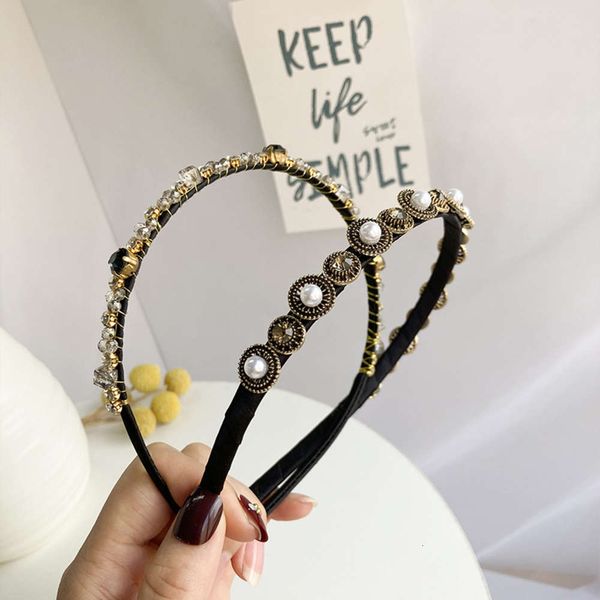 korean diamond pearl versatile hairband accessories new anti slip velvet headband hairpin accessories, Silver
korean diamond pearl versatile hairband accessories new anti slip velvet headband hairpin accessories, Silver
