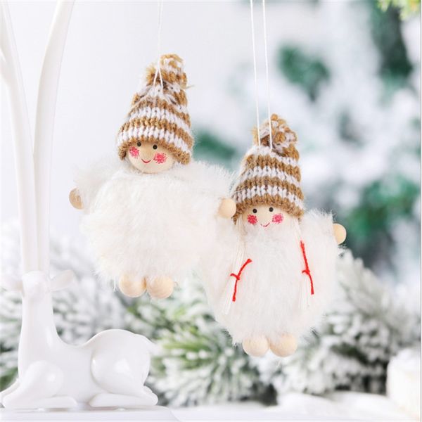 2pc/set white angel dolls decorations for new year home decor christmas tree ornaments hanging pendant xmas natal
2pc/set white angel dolls decorations for new year home decor christmas tree ornaments hanging pendant xmas natal