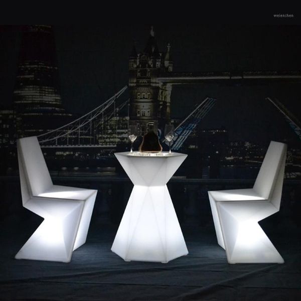 camp furniture 1 pc sk-lf28t (l60*w52*h76cm) led diamont shape bar cocktail table with 2 pcs sofa chair for event party set1
camp furniture 1 pc sk-lf28t (l60*w52*h76cm) led diamont shape bar cocktail table with 2 pcs sofa chair for event party set1