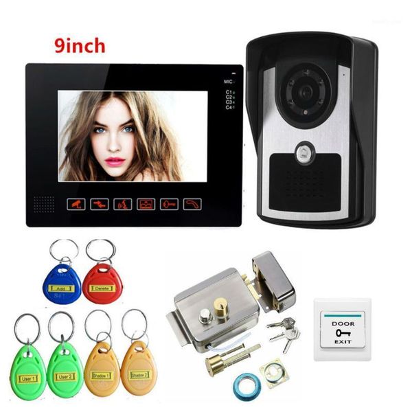 video door phones 9" color monitor touch key phone doorbell intercom system ir camera rfid+electric lock1
video door phones 9" color monitor touch key phone doorbell intercom system ir camera rfid+electric lock1