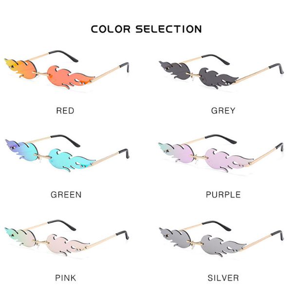 new 2020men rimless wave sun glasses eyewear luxury trending narrow vintage eyeglasses cool street beat fire flame women sunglasses2021
new 2020men rimless wave sun glasses eyewear luxury trending narrow vintage eyeglasses cool street beat fire flame women sunglasses2021
