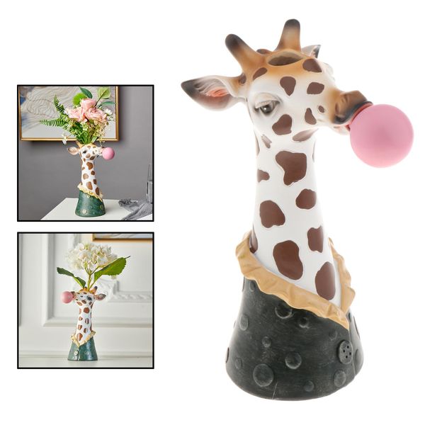 nordic resin animal head shaped flower pot statue sculptures figure plant dried flowers pot crafts living room decoration
nordic resin animal head shaped flower pot statue sculptures figure plant dried flowers pot crafts living room decoration