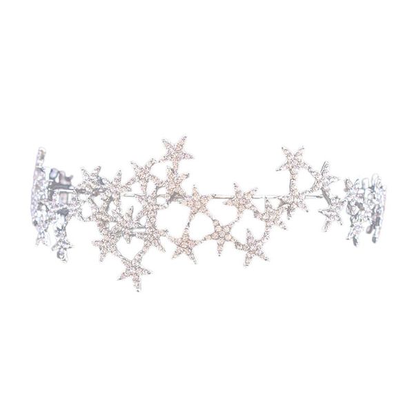 fashion luxury crystal star hair band retro rhinestone bridal tiara crown headband wedding hair accessories, Golden;silver
fashion luxury crystal star hair band retro rhinestone bridal tiara crown headband wedding hair accessories, Golden;silver