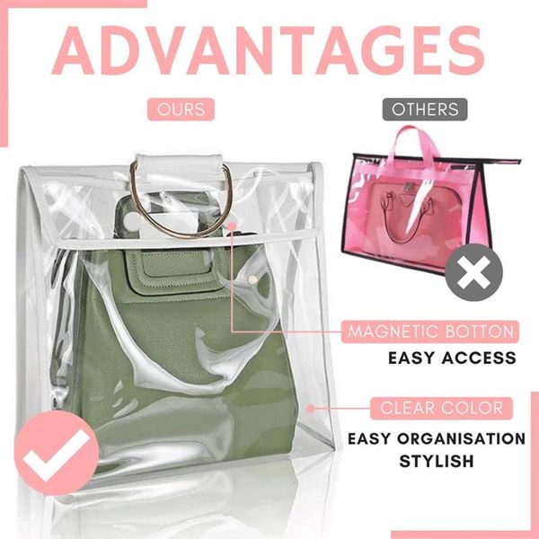 storage bags breathable clear women purse handbag dust cover craft bag with zipper for moisture proof protector travel organizer
storage bags breathable clear women purse handbag dust cover craft bag with zipper for moisture proof protector travel organizer