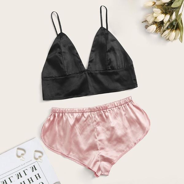 pajamas women lingerie nightwear sets satin lace silk print camisole shorts babydoll sleepwear pijama mujer pyjamas set #w1, Black;red
pajamas women lingerie nightwear sets satin lace silk print camisole shorts babydoll sleepwear pijama mujer pyjamas set #w1, Black;red