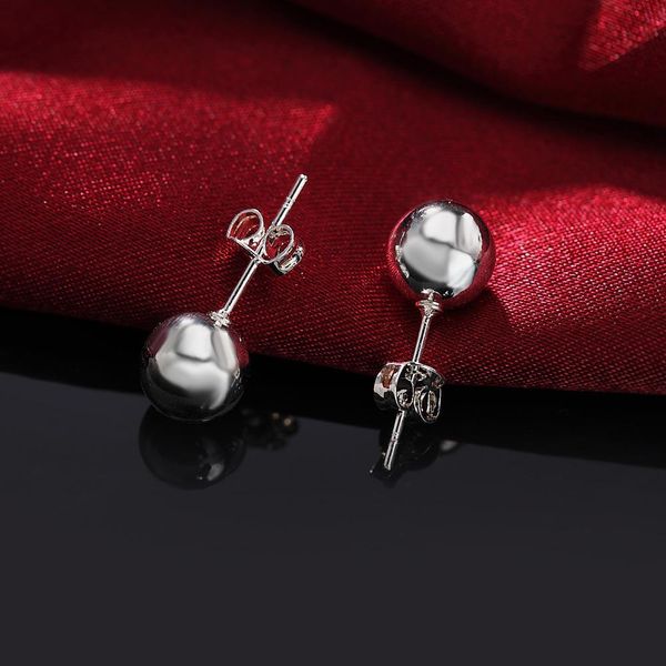 new arrive silver color 8mm solid beads cute stud women lady flower stud earring jewelry gift h sqcdiw, Golden
new arrive silver color 8mm solid beads cute stud women lady flower stud earring jewelry gift h sqcdiw, Golden
