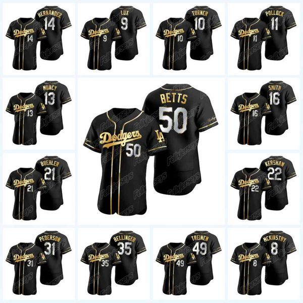 mookie betts 2020-21 black golden edition jersey corey seager zach mckinstry justin turner walker buehler blake treinen a.j. pollock, Blue;black
mookie betts 2020-21 black golden edition jersey corey seager zach mckinstry justin turner walker buehler blake treinen a.j. pollock, Blue;black