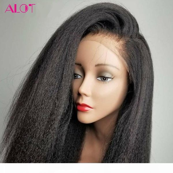 afro kinky straight human hair wigs malaysian remy hair 360 lace frontal wigs for women natural hairline with baby hair 180% density, Black;brown
afro kinky straight human hair wigs malaysian remy hair 360 lace frontal wigs for women natural hairline with baby hair 180% density, Black;brown