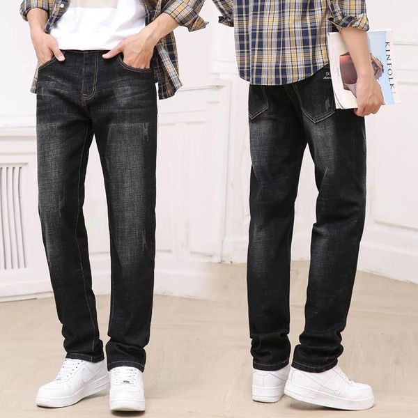 2021 spring new men's classic blue black slim-fit jeans business cotton elastic regular fit denim pants brand male trousers
2021 spring new men's classic blue black slim-fit jeans business cotton elastic regular fit denim pants brand male trousers