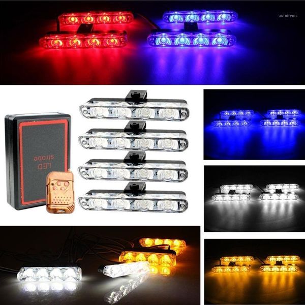 6 colors auto car front grille emergency flash warning light 16led strobe light with remote control for firefighter1
6 colors auto car front grille emergency flash warning light 16led strobe light with remote control for firefighter1