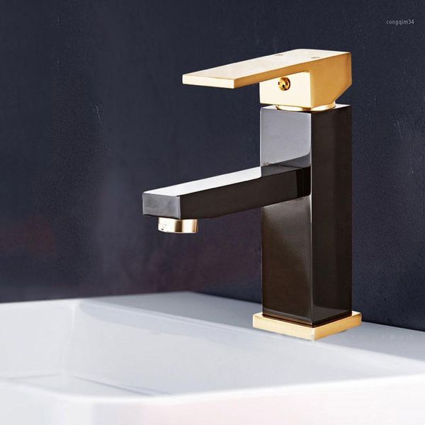 gold color handle basin faucet cold and water bathroom faucet fashion black style taps mixer1
gold color handle basin faucet cold and water bathroom faucet fashion black style taps mixer1