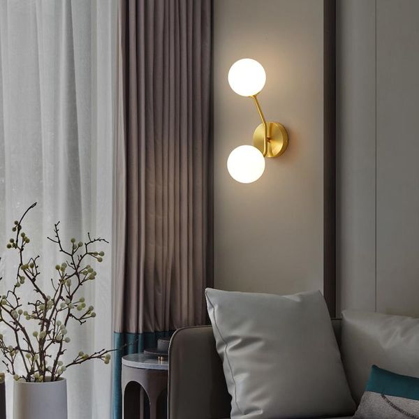 wall lamp nordic brass bedroom bedside aisle living room modern 2/4 heads reading corridor sconce light fixture
wall lamp nordic brass bedroom bedside aisle living room modern 2/4 heads reading corridor sconce light fixture