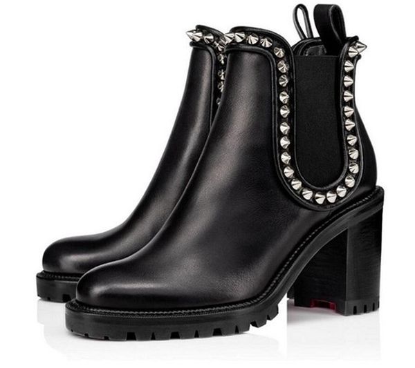 famous winter women's red bottom boots capahutta ankle boots black leather lug sole brands red sole booties party wedding
famous winter women's red bottom boots capahutta ankle boots black leather lug sole brands red sole booties party wedding