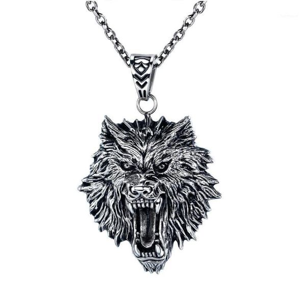 punk rock wolf head pendant necklaces for man stainless steel necklace jewelry dropshipping1, Silver
punk rock wolf head pendant necklaces for man stainless steel necklace jewelry dropshipping1, Silver