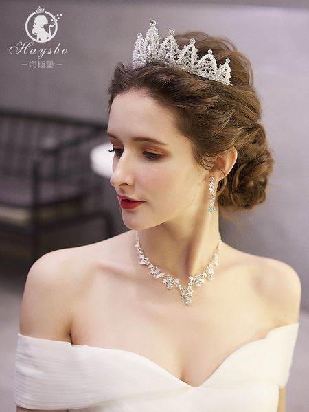tmatmosphere style crown luxury european bridal headdress white dress accessories female ceremony beauty baroque wedding hair m, Silver
tmatmosphere style crown luxury european bridal headdress white dress accessories female ceremony beauty baroque wedding hair m, Silver