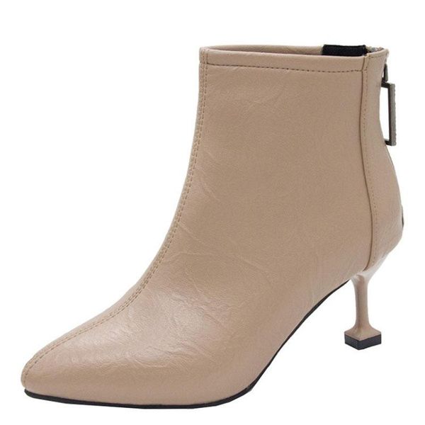 boots fashion plus velvet black short women zipper pointed toe stiletto high heels booties autumn winter ankle shoes botas mujer
boots fashion plus velvet black short women zipper pointed toe stiletto high heels booties autumn winter ankle shoes botas mujer